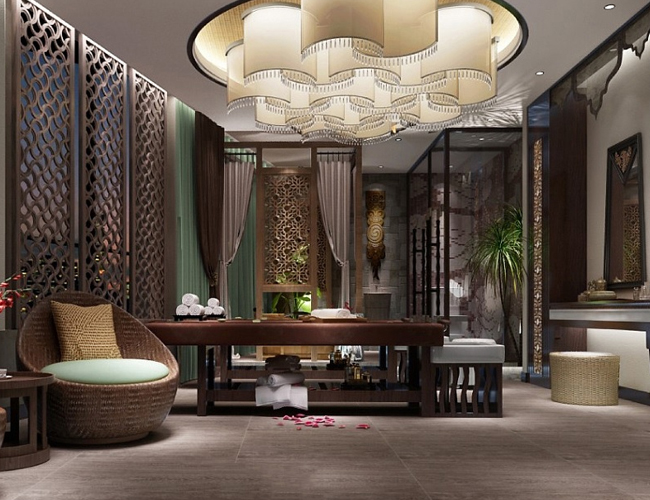 婉韵阁的休闲区与休憩区